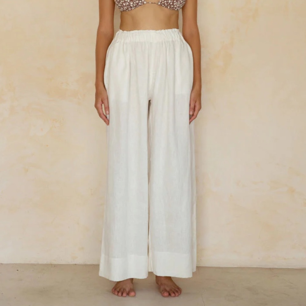 Elce Swim Essential Waisted Pant Off White